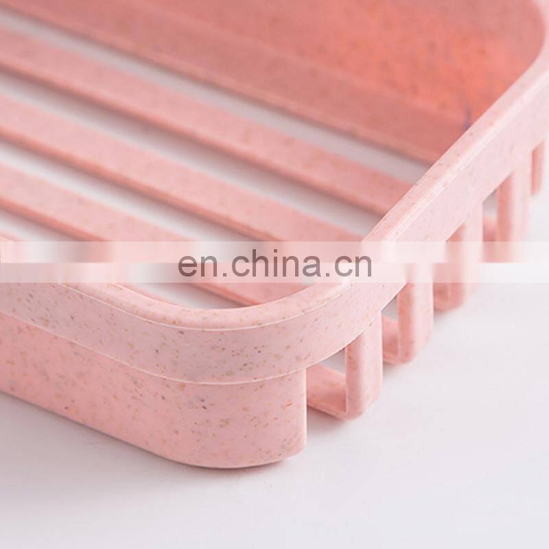 Wall Mounted Double Layer Soap Dish Punch-Free Drawer Draining Holder Kitchen Sponge Storage Box Bathroom Organizer Rack