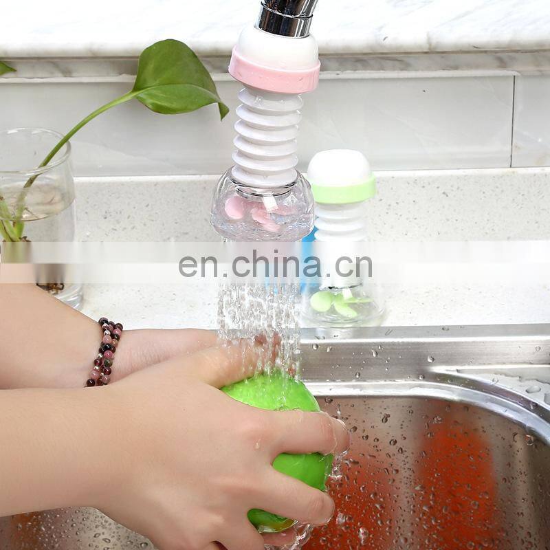 360 Adjustable Flexible Kitchen Faucet Extender Faucet Water-saving Splash-proof Plug Shower Water Filter