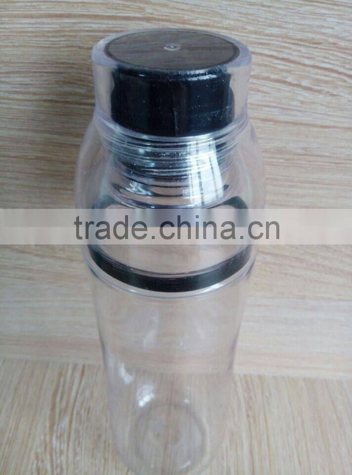 Hot new product for 2015 silicone drinking wide mouth water bottle