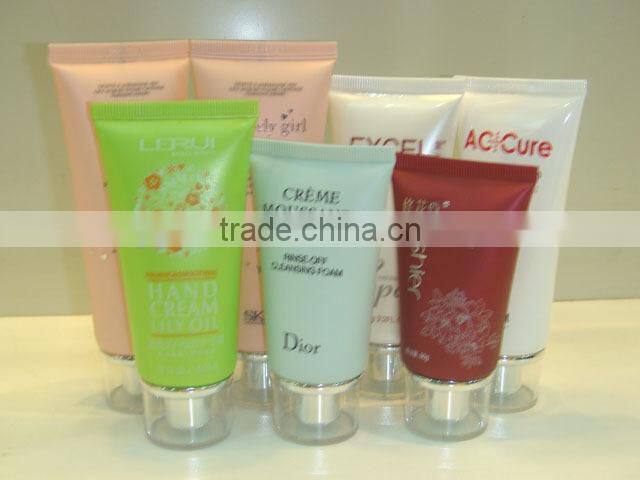 cosmetic tube with acrylic cap,cosmetic container, girl tube