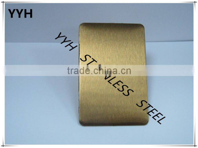 back lighted stainless steel sign 3d/mirror/brush