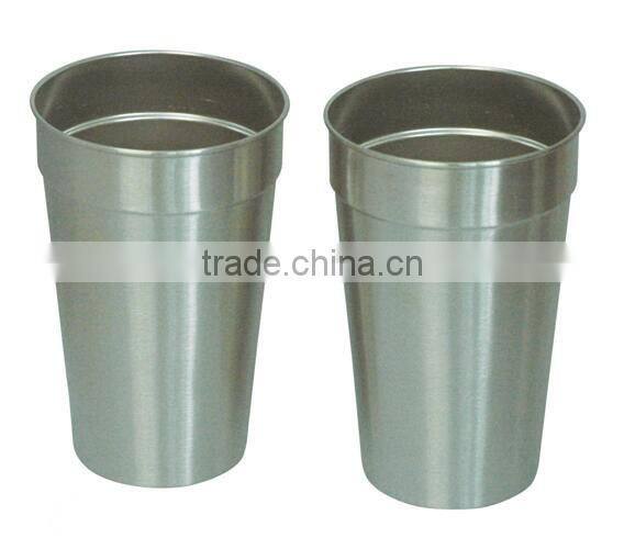 FDA 600ML single wall beer mugs stackable