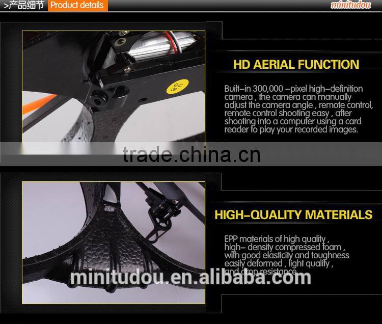 2014 X39V 2.4G 4 Axis RC Flying Toy UFO Quadcopter With Camera