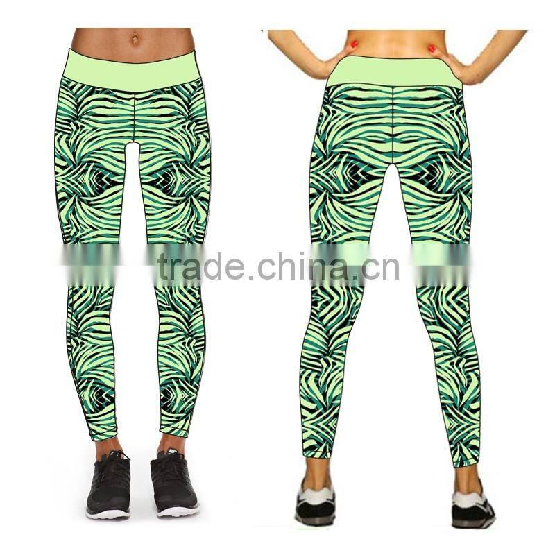 (Factory/low MOQ) Performance Activewear Printed Yoga Leggings