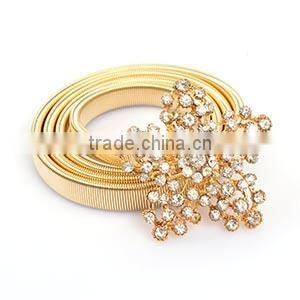 Promotional 2014 new dubai gold star flower body chain waist chains