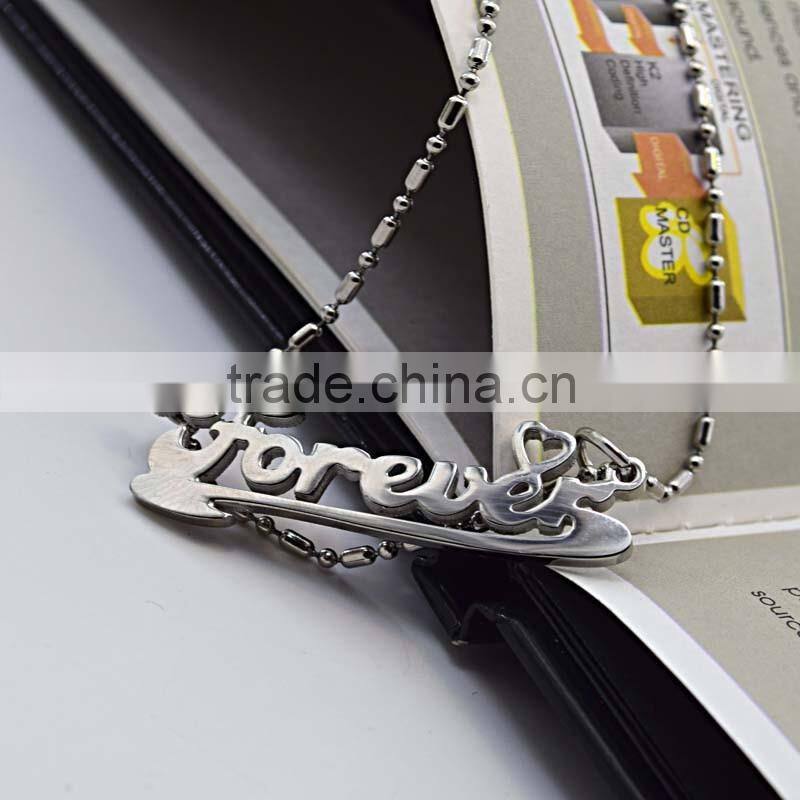 Mothers Day Wholesale Gifts Alphabet Letter Silver Pendant