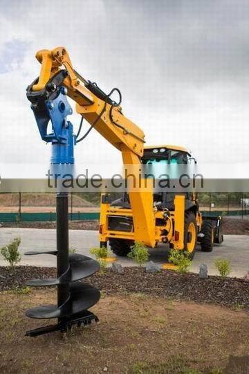 auger auger gearbox attachment for excavator