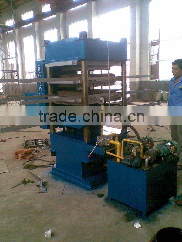 Rubber Tile Vulcanizing Press / rubber flooring tile vulcanizer
