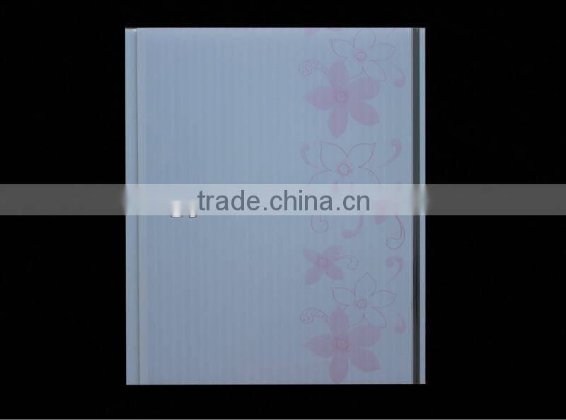 Waterproof & Fireproof PVC ceiling Panel for Interior Decoration&2015 pop patern in India and Russia