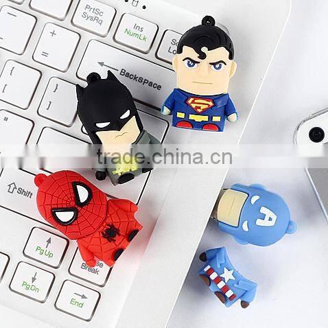 Spider-Man cartoon shape usb flash drive spiderman usb drive 2.0