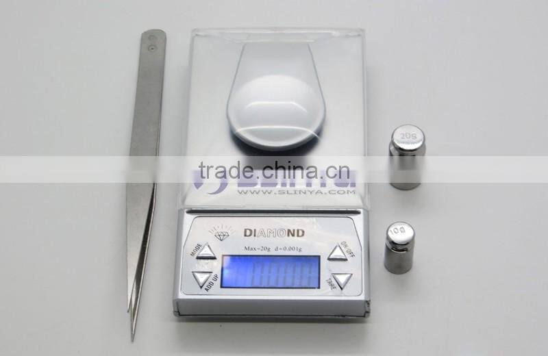 6 Unit Switch CT/DWT/G/GN/OZ/OZT Max 50g Professional 0.001g Jewelry Scale