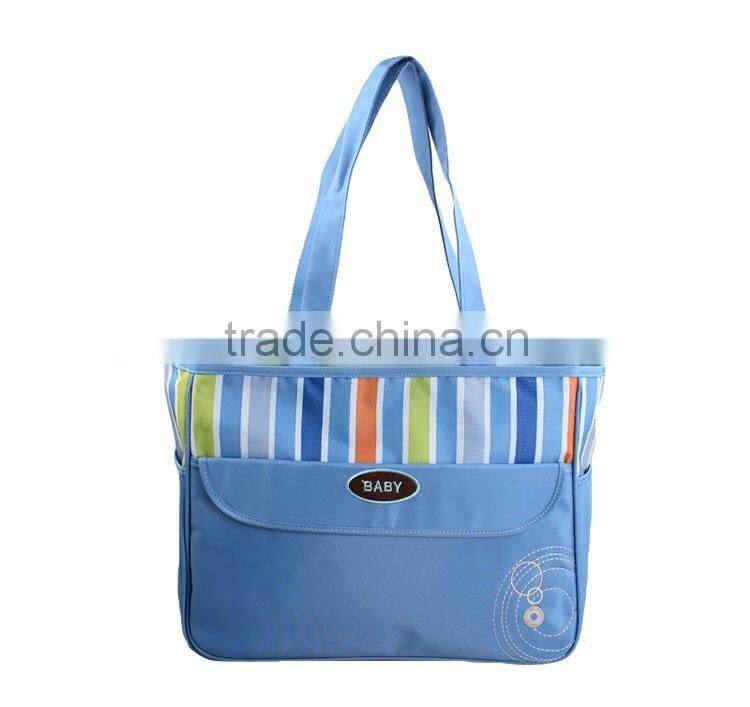 Wholesale tote one shoulder adult baby bag diaper bag