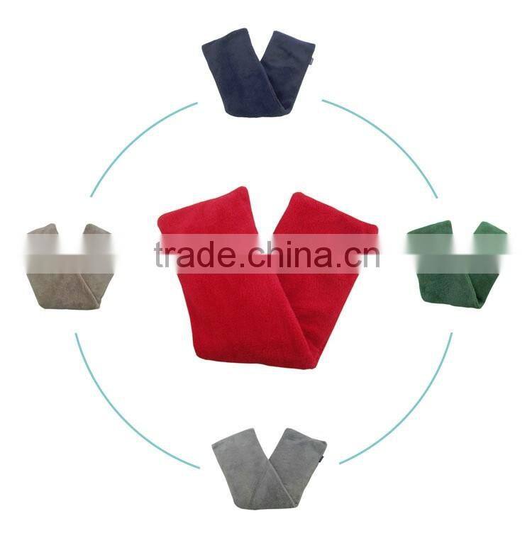 Brown coral fleece wheat heat cold pack made in china