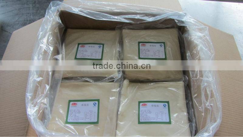 Frozen spring roll wrapper