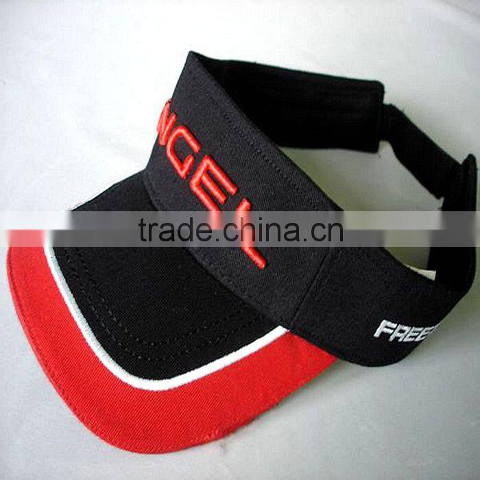 New design 100%polyester blank sun visor hats