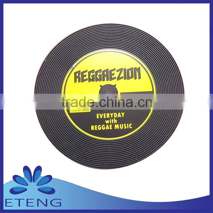 High Quality custom PVC rubber drink coasters For promotion item