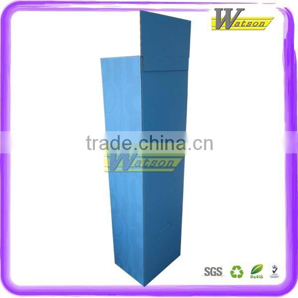 Advertising magazine custom full color cardboard floor display stands