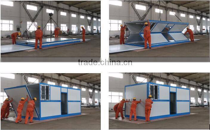 movable shipping container house with CE, ISO certification for apartment building