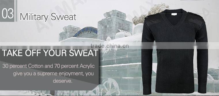 Navy Sweater Military Men Sweater Army Commando Sweater