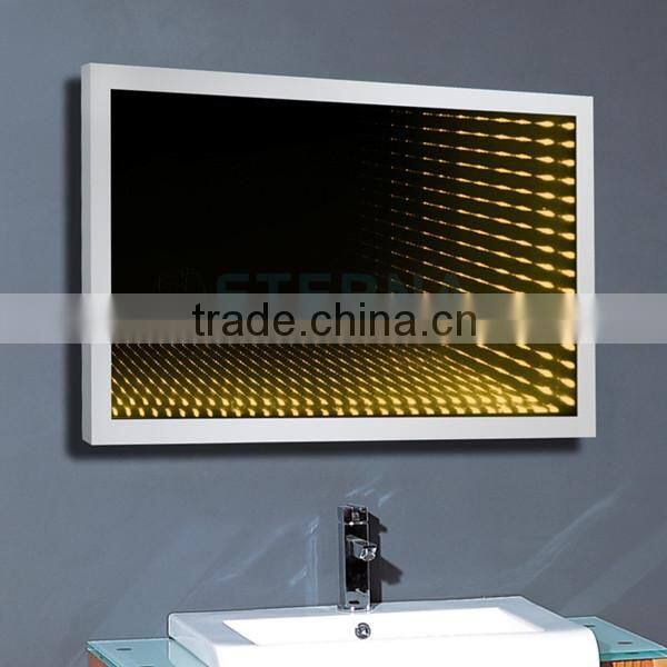 colorful infinity bathroom mirror