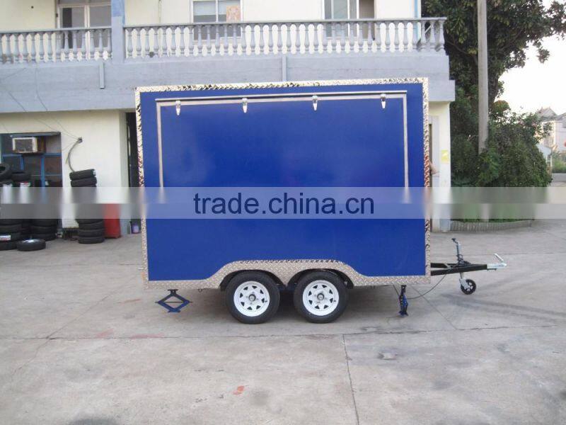 Easy Use Snack Food Processing mobile catering food trailer