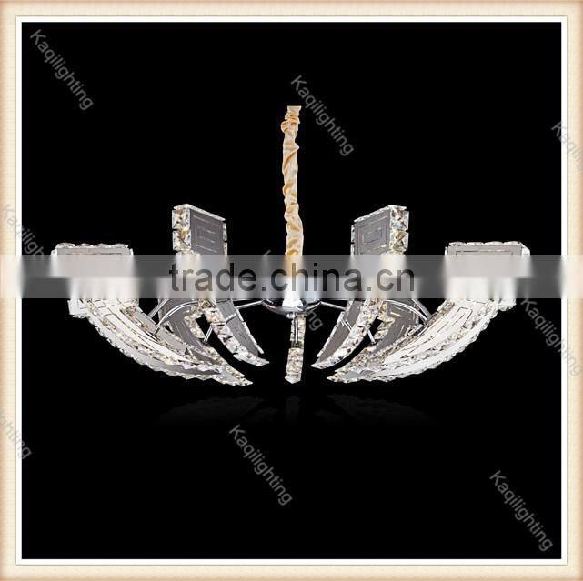 2016 Kaqi led pendant light modern K9 crystal chandelier widely use for project centerpieces
