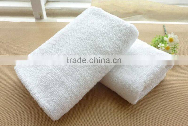 customer logo 100% cotton White shower bath hotel Towel