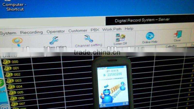 8 channels PCI digital call recorder
