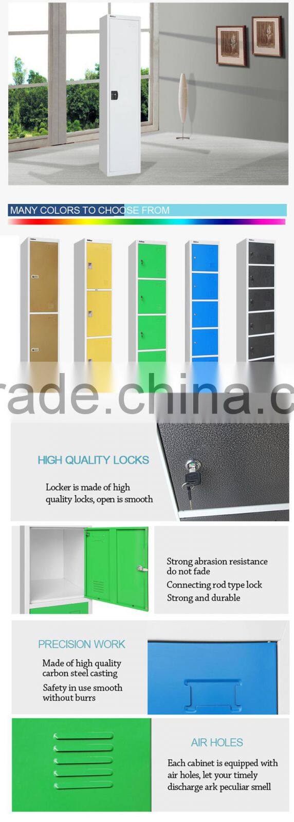 customized bedroom almirah single door assembled clothes locker baby furniture