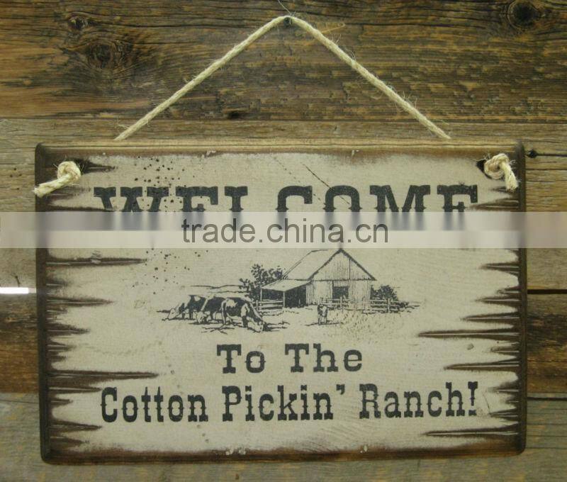 Classic sign wood hanging craft