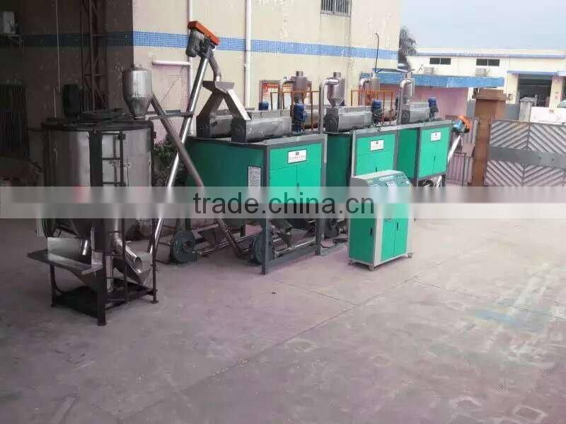 High-voltage electrostatic separator for ABS/PS/PP mixed waste plastic