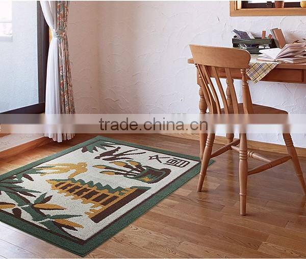 home use pvc back fashion design large outdoor mat