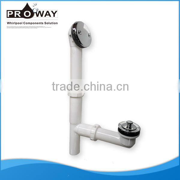 Plastic Bathtub Waste Kit Combined Pop up Bathtub Overflow Drain