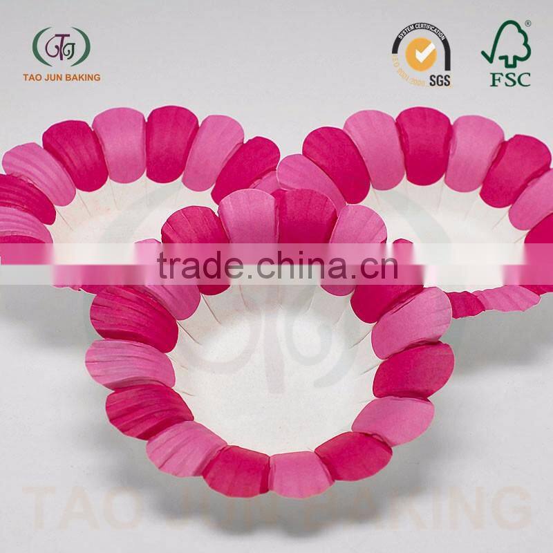 Disposable Wedding Party Cupcake Decoration Tool Paper Baking Plates