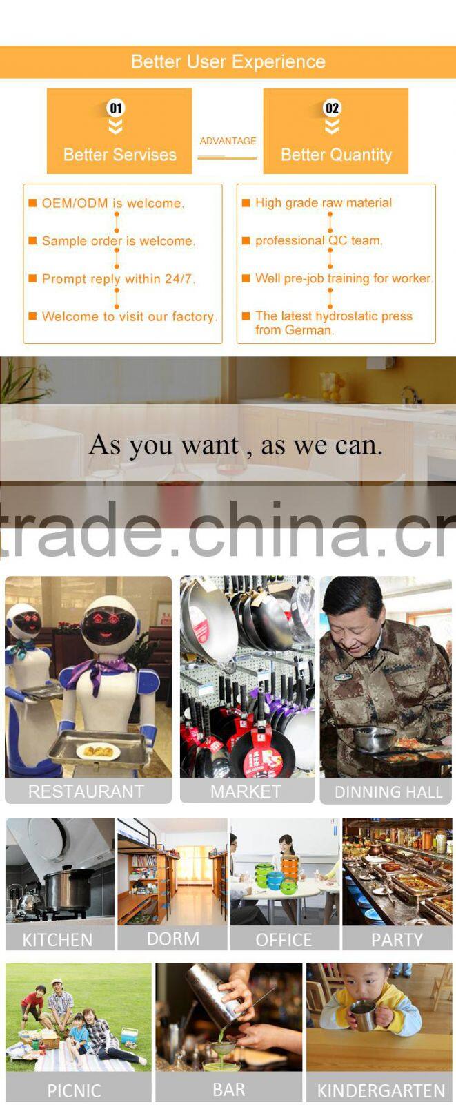 Stainless steel deep bowl