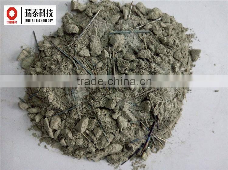 High strength steel fiber high aluminum pouring castable