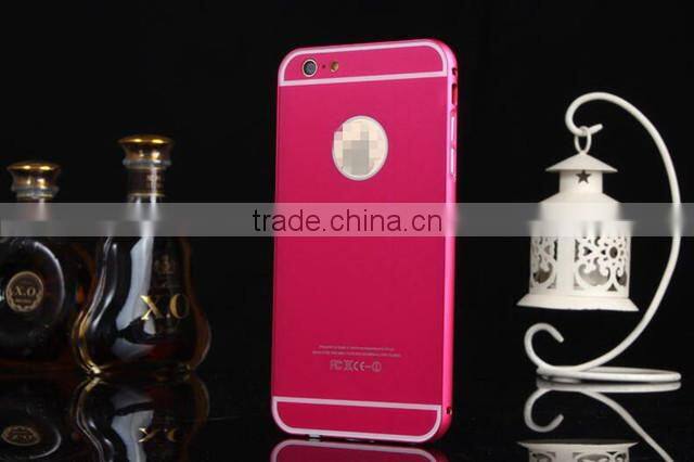 2015 Mobile Phone New Products For iPhone6 Case Metal PC Cover 2 in 1 Back Cases