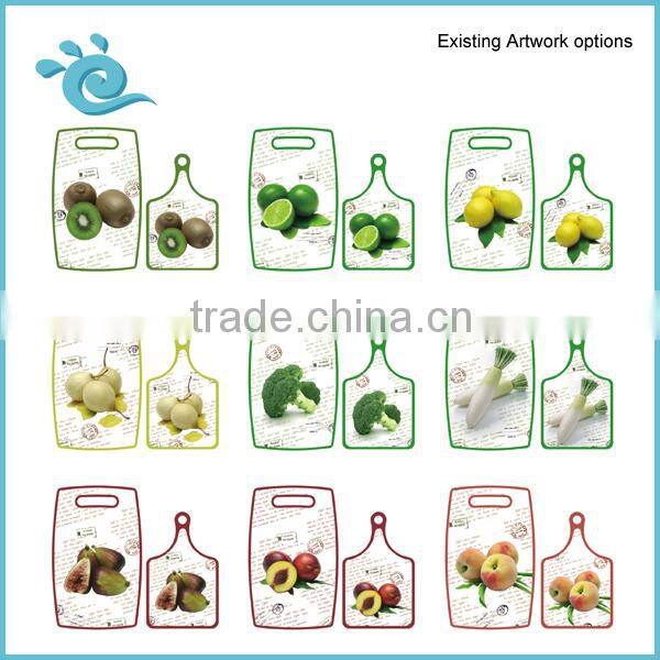 Set of 3pcs plastic Kitchen help set with Cutting board peeler and knife