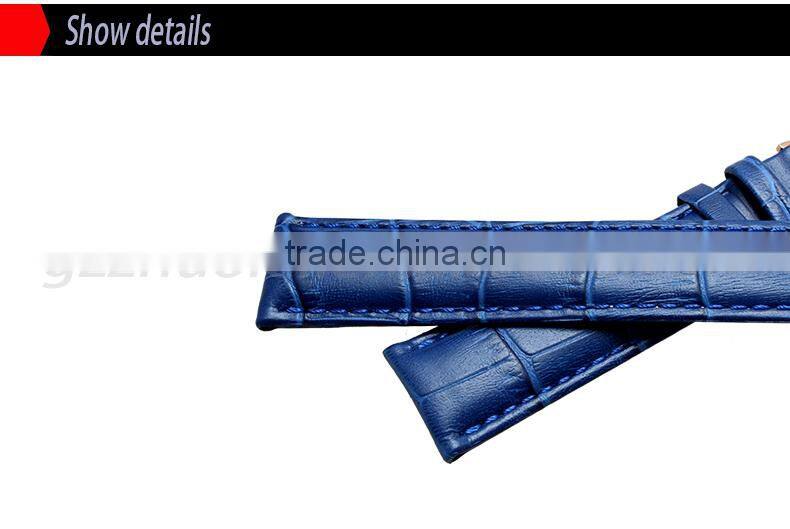 Durable men women cowhide leather strap watch 12mm 14mm 16mm18 20mm watch strap leather