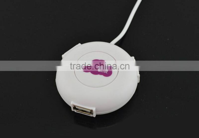 4 Port Usb Hub And Cup Warmer button shape USB Hub