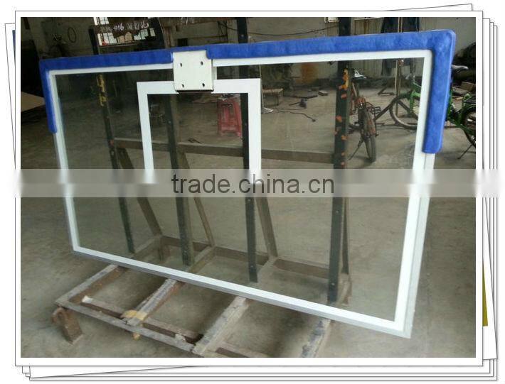 Sport equipment clear glass backboard for outdoor use