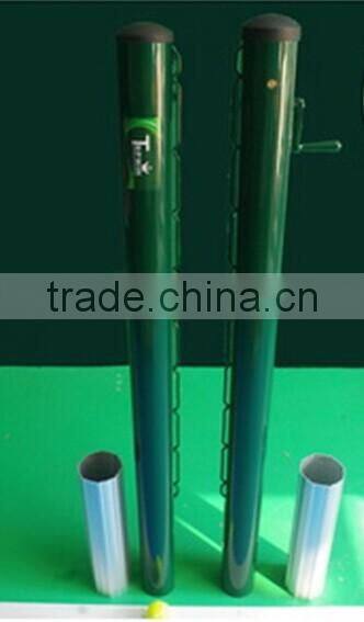 Aluminum Round Shape Straight Inserted Tennis Uprights Post
