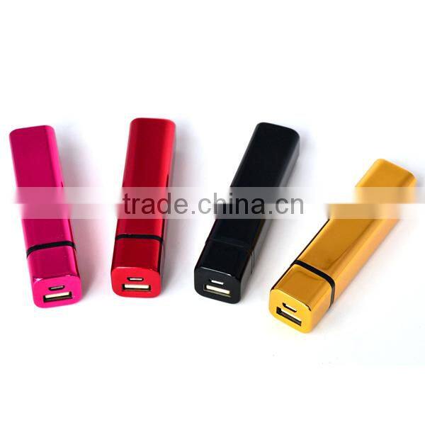 Fashionable mini universal portable charger oem power bank 2600mAh gift power bank