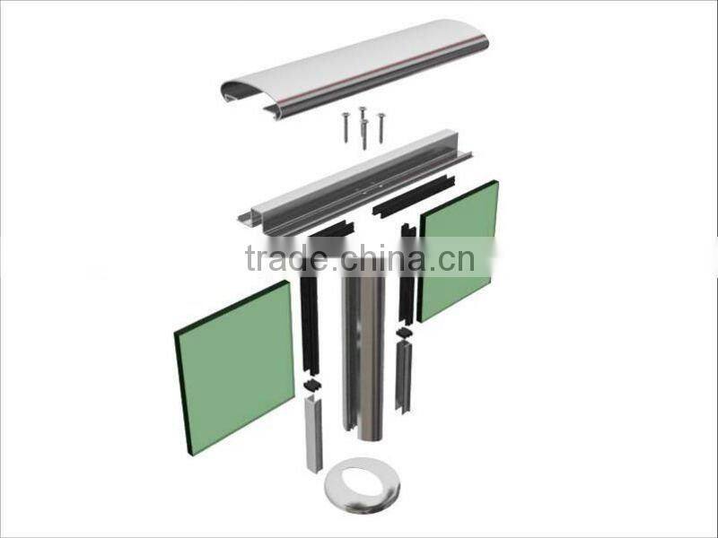 Aluminium alloy railling with good appearance and quality