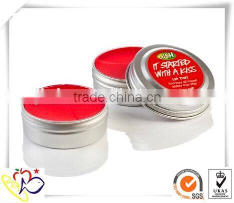 manufacturer lip balm container wholesale/lip balm tin containers