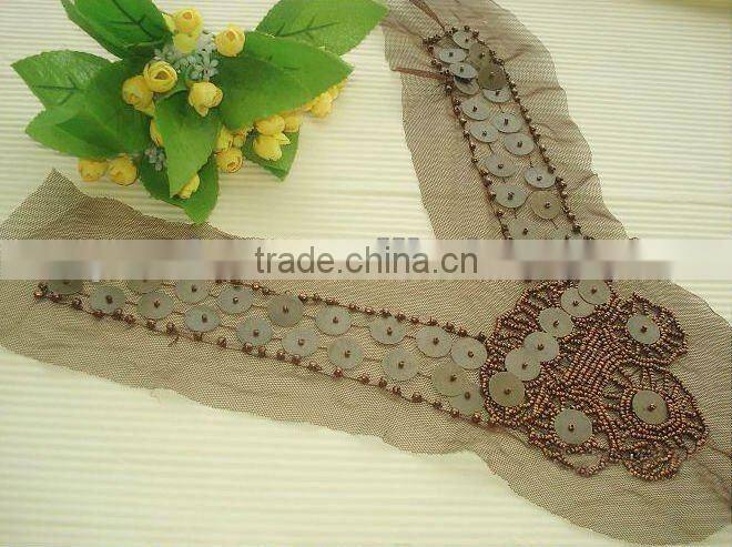 beaded lace collar neck designs for ladies tops