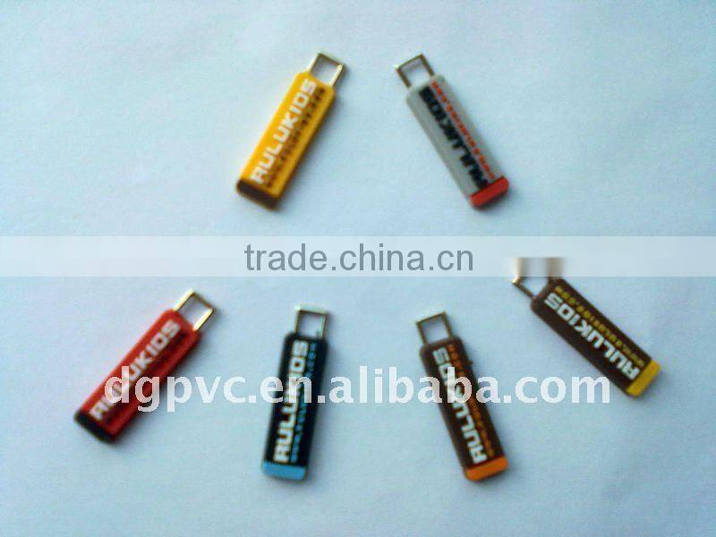 Good style Transparent zipper head,pvc zipper puller,zipper top