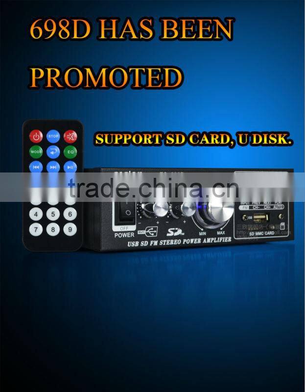 Sasion ES-698D Portable Hi-Fi karaoke home audio high power amplifier 100w