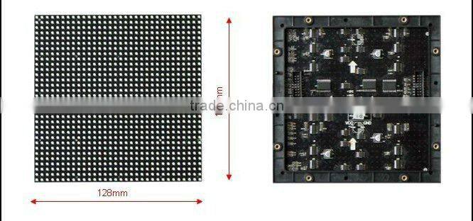 high dot density P4 indoor full color led numbers display boards