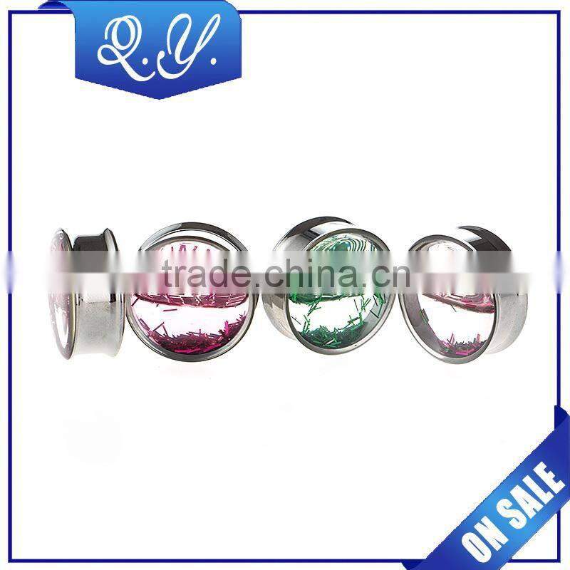 Wholesale Expanders Piercing Flesh Tunnel Fashion Ear Expander Gauge Piercing Body Jewelry Stainless Steel Screw Plug